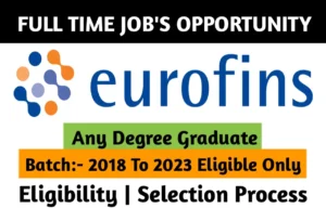 Eurofins Recruitment Drive 2023