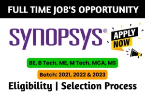 Synopsys Recruitment Drive 2023