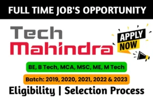 Tech Mahindra Hiring Drive 2023