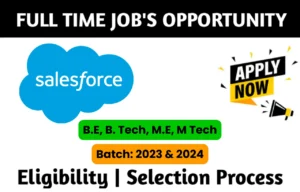 Salesforce Recruitment Drive 2023