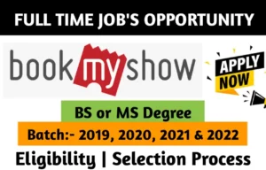BookMyShow Off Campus Drive 2023