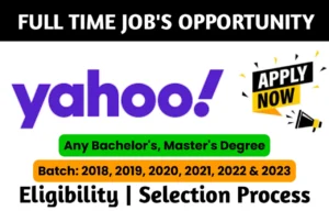 Yahoo Recruitment Drive 2023