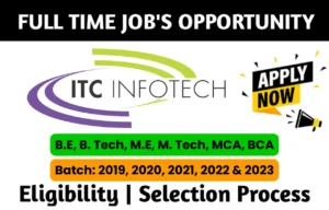 ITC Infotech Off Campus Drive 2023
