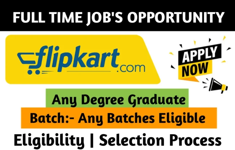 Flipkart Recruitment Drive 2023