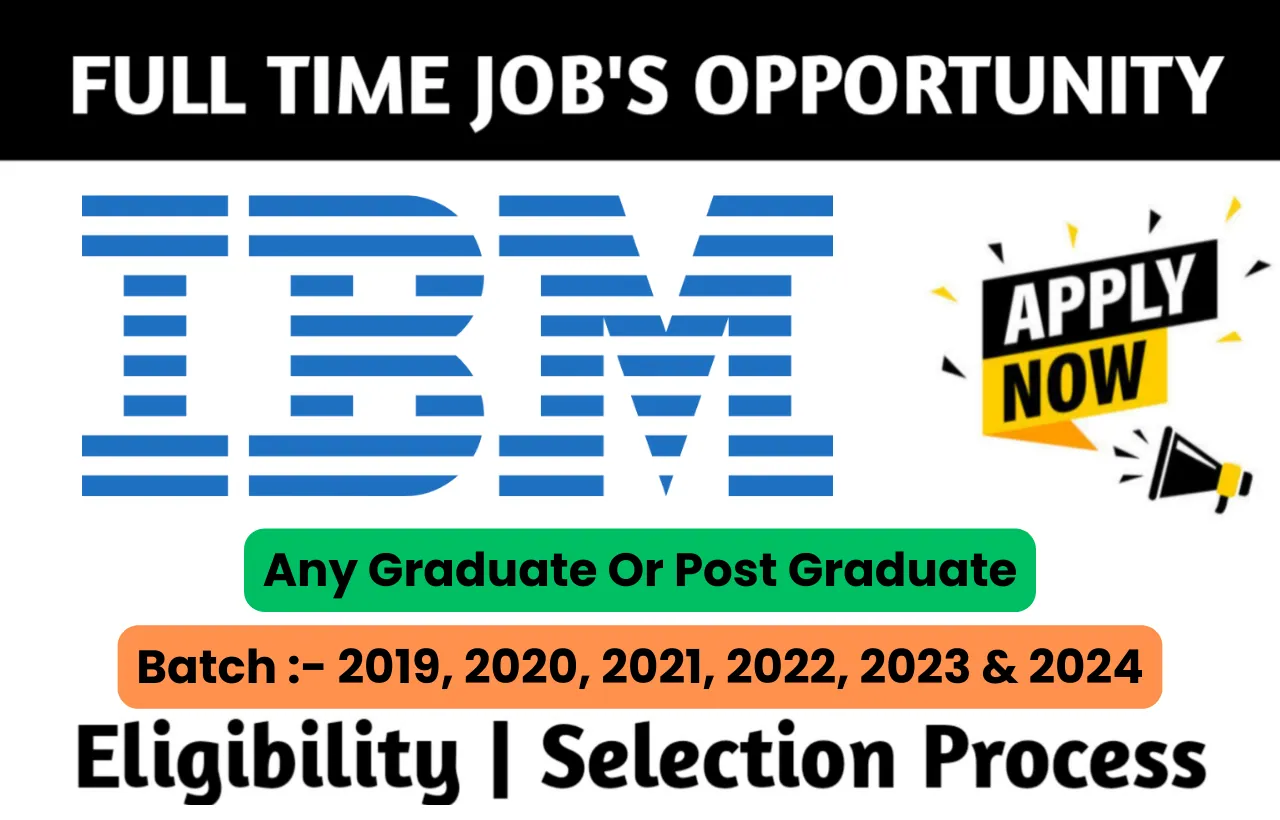 IBM Off Campus Drive 2024 Hiring For Procurement Professional