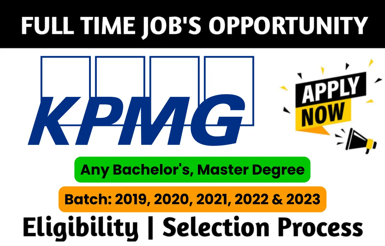 KPMG Recruitment Drive 2024
