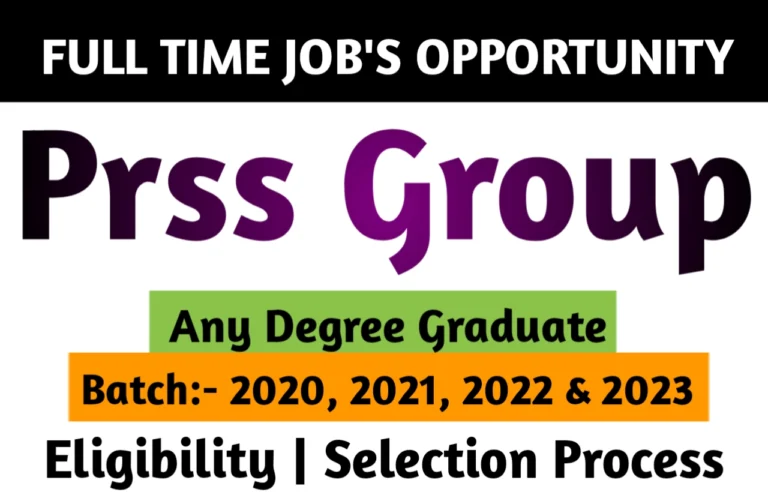 Prss Group Recruitment Drive 2023