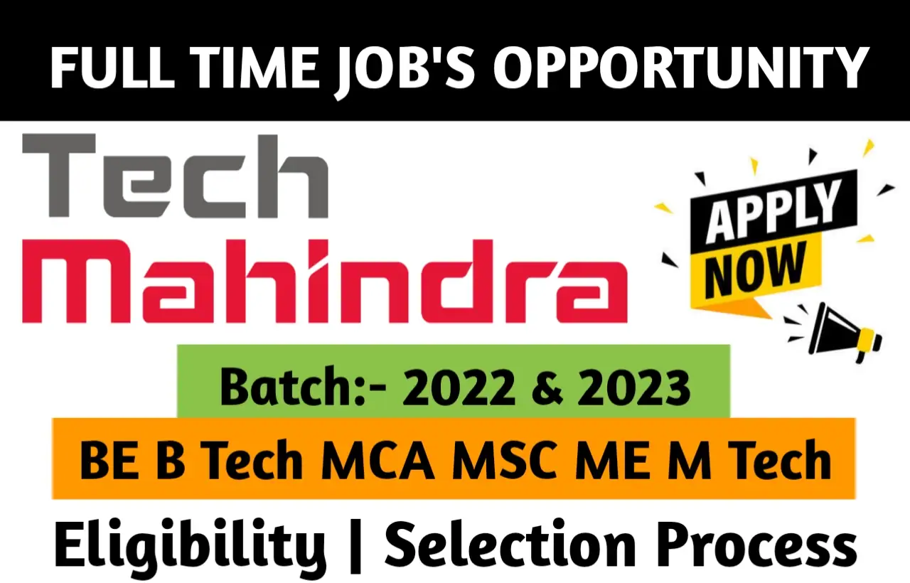 Tech Mahindra Hiring Drive 2023