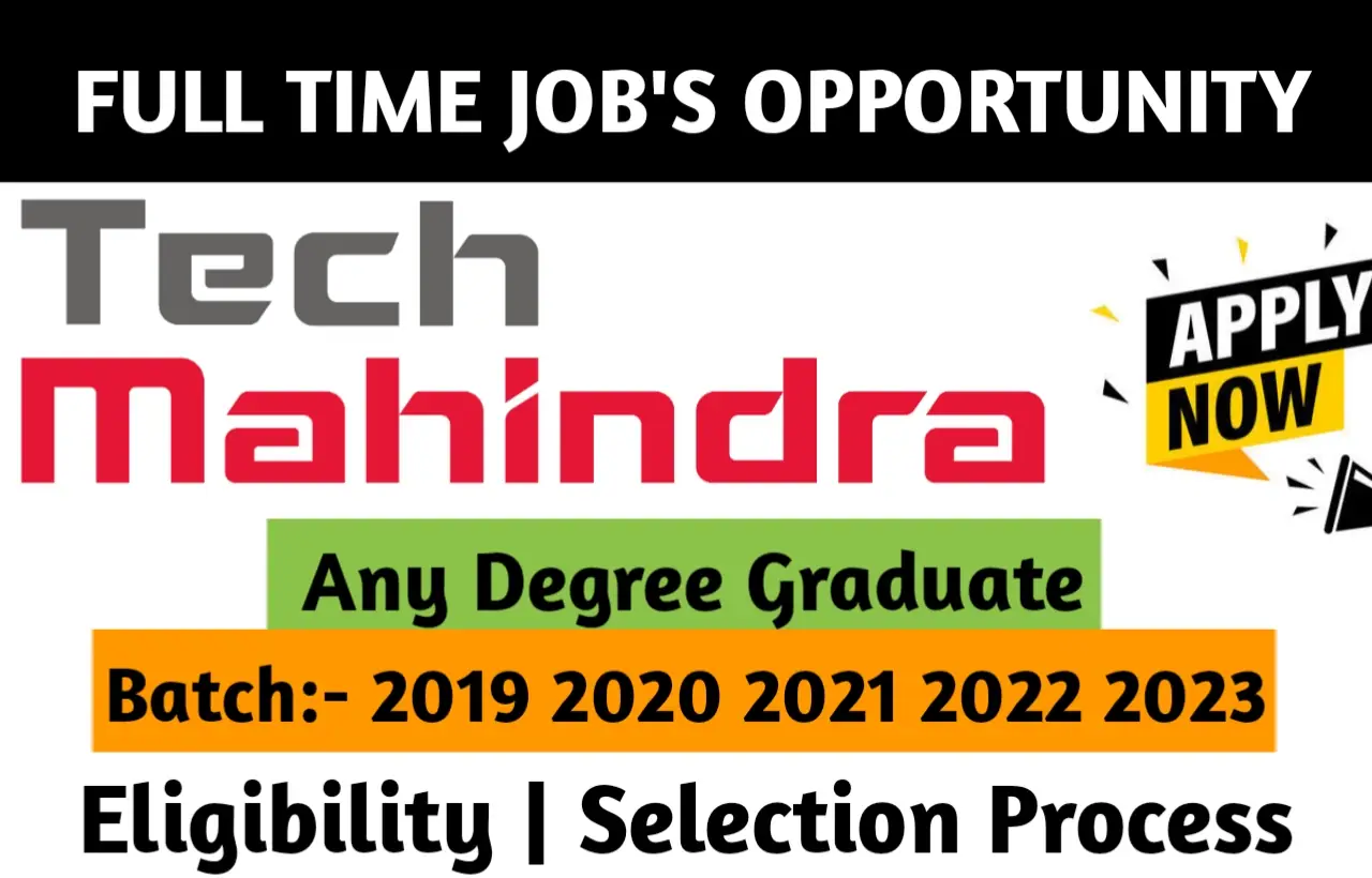Tech Mahindra Recruitment Drive 2023
