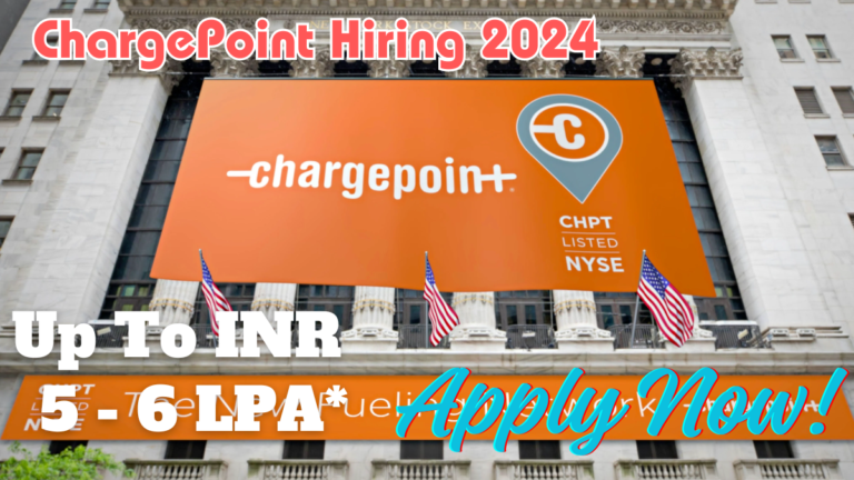 ChargePoint Hiring 2024