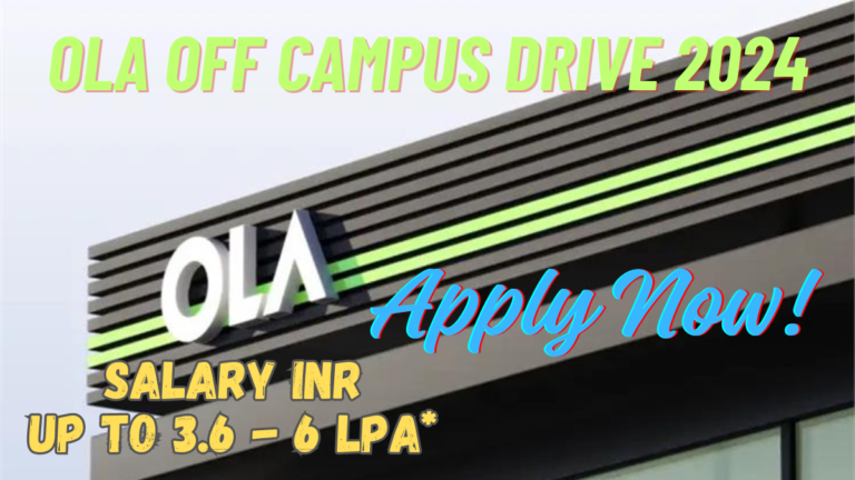 Ola Off Campus Drive 2024