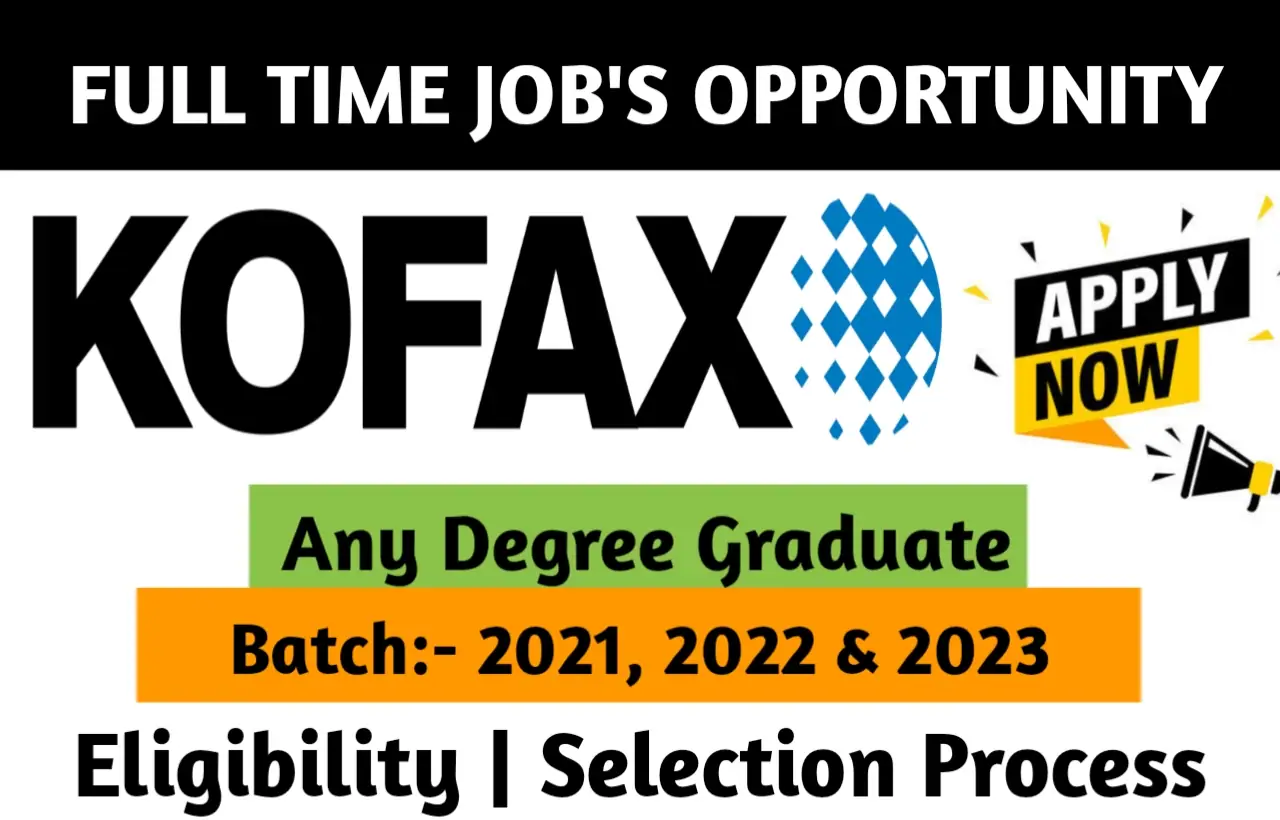 Kofax Recruitment Drive 2023
