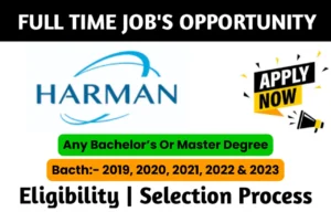 Harman Recruitment Drive 2023