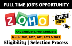 Zoho Recruitment Drive 2024