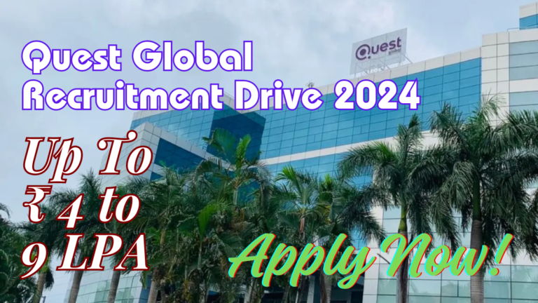 Quest Global Recruitment Drive 2024