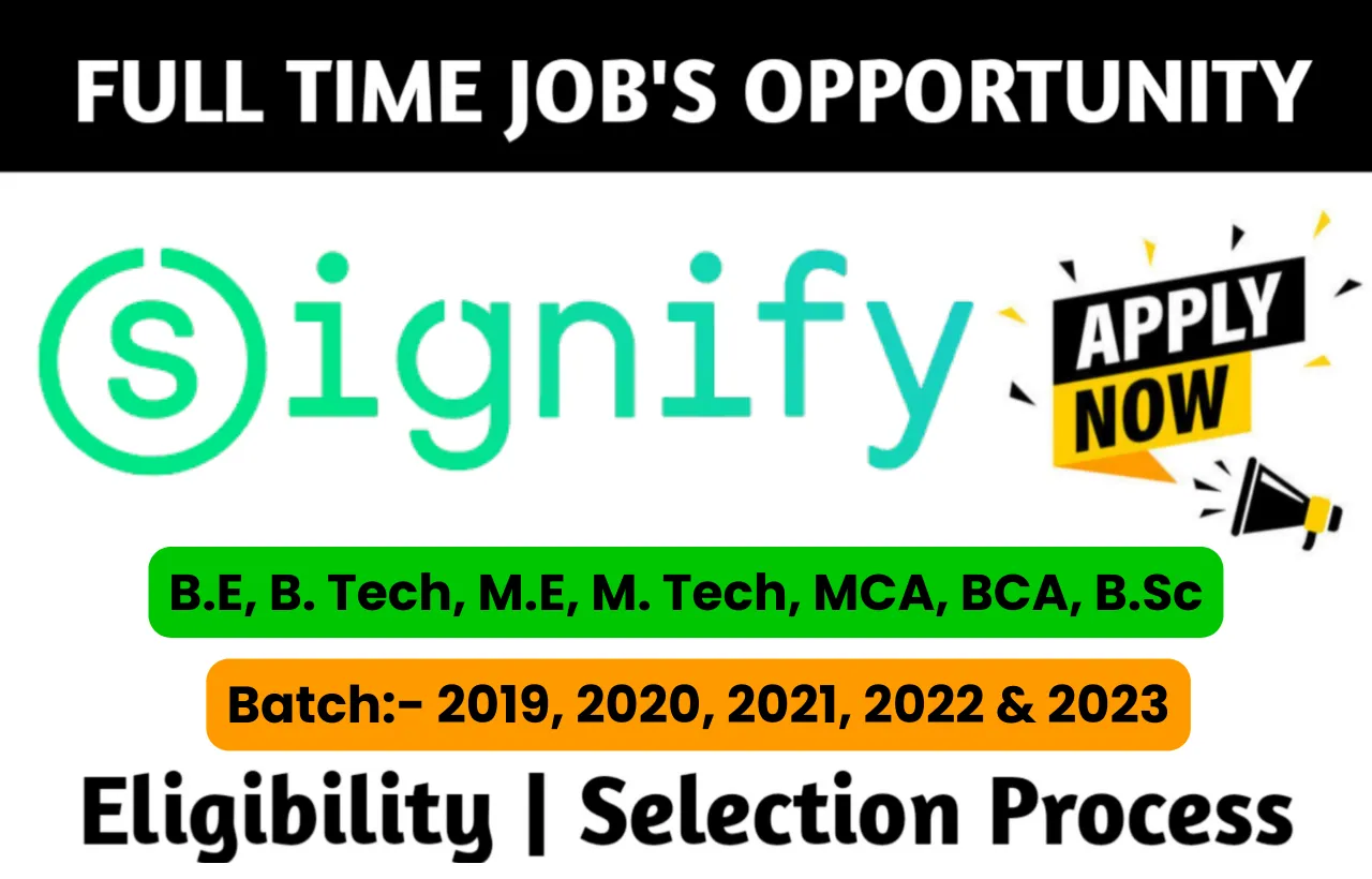 Signify Recruitment Drive 2023