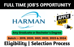 Harman Recruitment Drive 2024