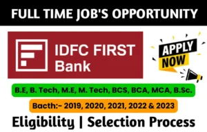 IDFC FIRST Off Campus Drive 2023