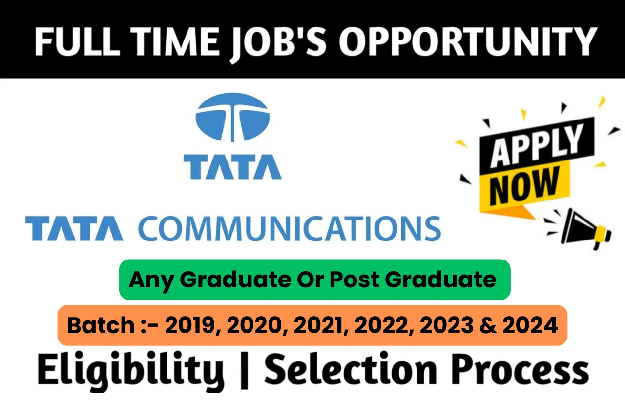 Tata Communications Recruitment Drive 2024