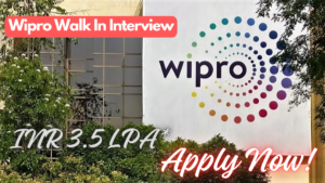 Wipro Walk In Interview 2024
