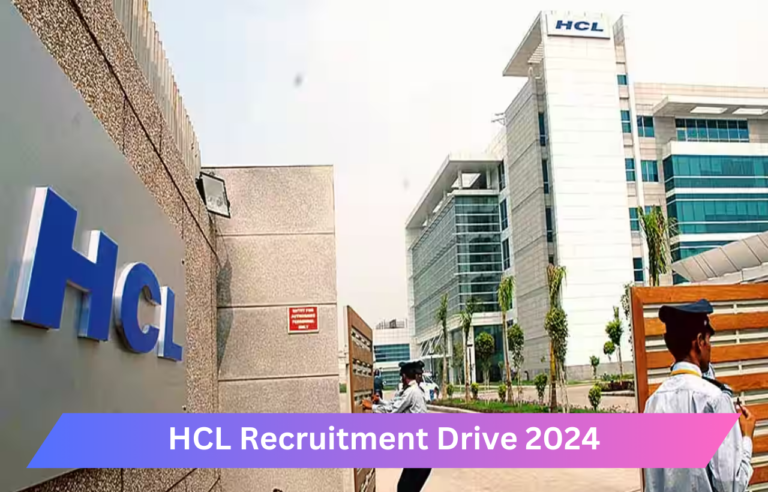 HCL Recruitment Drive 2024